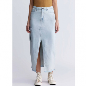 Buffalo David Bitton Samantha Women's High Waist Skirt in bleached Wash - BL15956