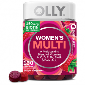 OLLY Women's Multivitamin Gummy, Vitamins A, D, C, E, Biotin - 130 Count @ Amazon