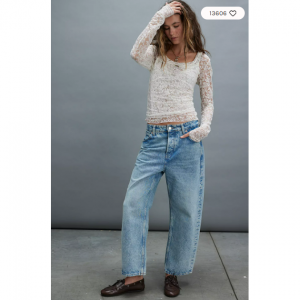 We The Free Deep Trance 宽松男友风牛仔裤