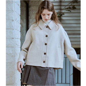 HUNCH BACK PADDING BLOCKING 大衣