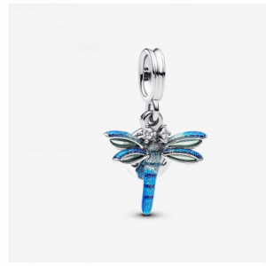 Pandora Jewellery Dragonfly Double Dangle Charm 吊坠