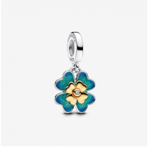 Pandora Jewellery Spinnable Four Leaf Clover Lab-Grown Diamond Dangle Charm 吊坠