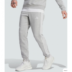 adidas 男士 essentials 抓绒跑裤运动裤