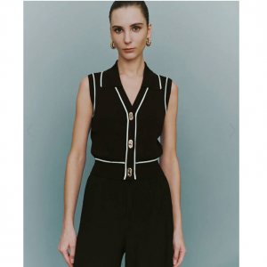 Urban Revivo Lapel V领马甲