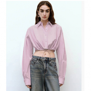 Urban Revivo 短款直筒衬衫