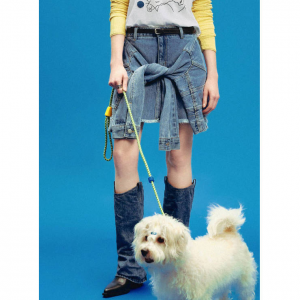 Urban Revivo 2合1迷你A字牛仔裙