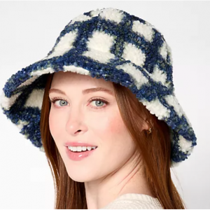 Sprigs格子图案渔夫帽