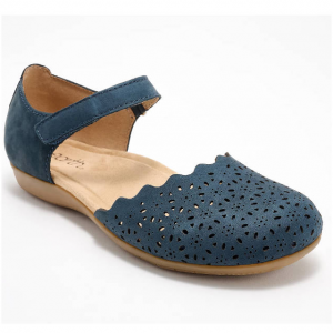 Earth Leather Perforated 玛丽珍鞋