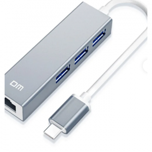 DM CHB013 Type-C USB Hub USB 3.0 to Gigabit Ethernet Adapter for $9.09 @TVCMall