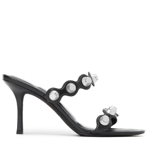 50% Off Alexander Wang Riot 85mm Lambskin Leather Sandal @ Club 21