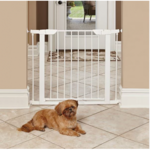 MidWest Steel Pet Gate, White, 29-in