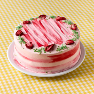 Konditor 草莓大黄蛋糕