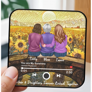 Mother's Day Gift - Mother and Daughters Forever Linked Together