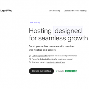 Get the 24/7 stability you need with dedicated hosting and now 50% off for 3 months @ Liquid Web