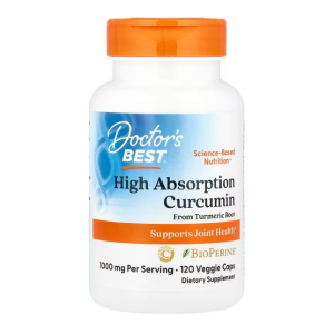 Doctor's Best, High Absorption Curcumin, 120 Veggie Caps