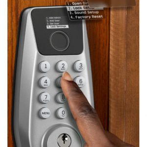 DESLOC C110 指纹智能锁,带 LockVue 显示屏