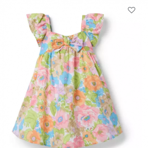 Janie and Jack Floral Bow Dress 印花连衣裙