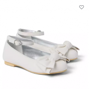 Janie and Jack Ankle Strap Bow Ballet Flat 芭蕾单鞋