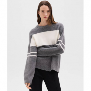 Theory 女士拼色毛衣