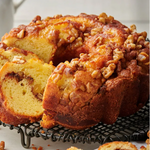 Pittman and Davis 肉桂核桃咖啡蛋糕