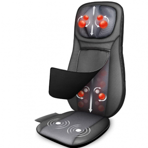 Snailax 指压颈部和背部按摩器，带加热功能，全背揉捏指压