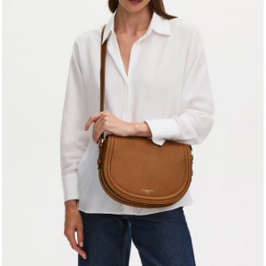 50% Off Stella Satchel Crossbody Bag Tan Pebble @ Aspinal of London
