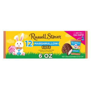 Russell Stover 牛奶巧克力棉花糖蛋盒 6oz
