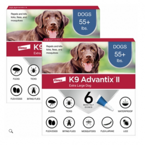 K9 Advantix II XL Dogs Over 55 lbs. | Vet-Recommended Flea, Tick & Mosquito Treatment & Prevention