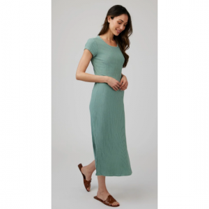 T 恤风格中长连衣裙