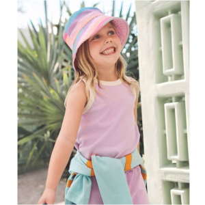 Hanna Andersson 女童无袖罗纹上衣