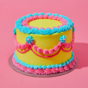 复古柠檬蓝莓蛋糕