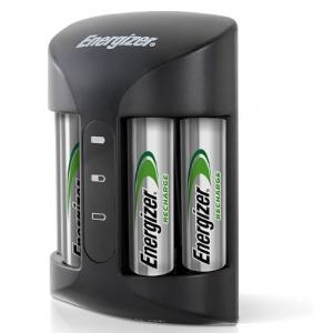 Energizer Recharge Pro Rechargeable AAA and AA Battery Charger With 4 NiMh Rechargeable AA Battery
