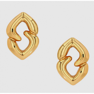 Abstract 心形耳环