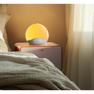 ecozy Sunrise Alarm Clock, White Noise Sound Machine @ Amazon