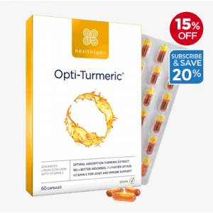 Healthspan Opti-Turmeric®胶囊 60粒