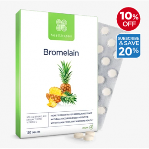 Healthspan 菠萝蛋白酶 120片