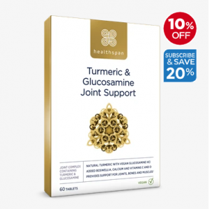 Healthspan 姜黄和葡萄糖胺关节支持片 60片