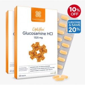 Healthspan Optiflex® 盐酸氨基葡萄糖 1325mg（含维生素C） 240片