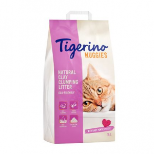 Tigerino Nuggies 猫砂 – 婴儿爽身粉香味