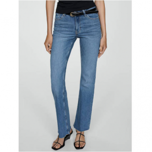 Mango Medium-rise flared jeans