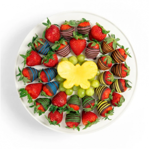 Rainbow and Butterflies Platter