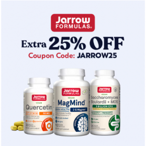 Extra 25% Off Jarrow Formulas Supplements @ Natural Healthy Concepts