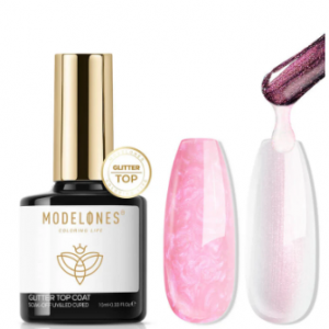 Mermaid Pearlescent Glitter Top Coat Gel 10ml