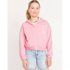 Old Navy Hello Kitty® 女童拉链图案连帽衫