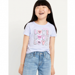 Old Navy 女童短袖图案T恤