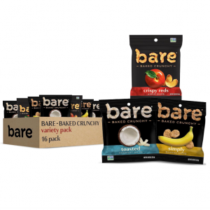 Bare Baked Crunchy, Fruit Variety Pack, 0.53 Ounce (Pack of 16) @ Amazon