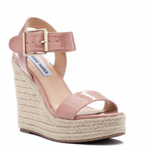 Steve Madden Santorini Sandal Dark Blush Patent