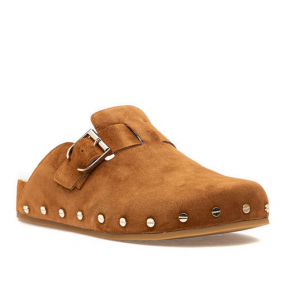 Veronica Beard Fern-2 Clog Caramel Suede