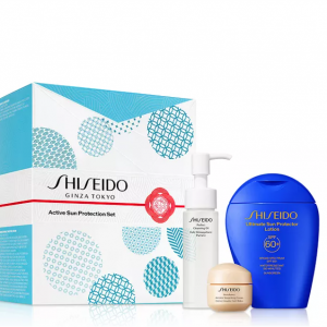 Shiseido 蓝胖子防晒套装 ($81 value)