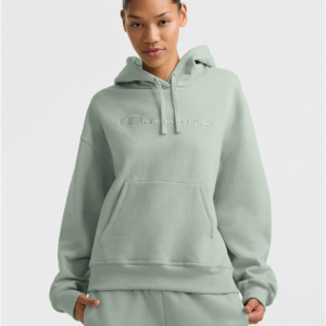Champion Powerblend Hoodie, Relaxed, Full Embroidered Script Logo 連帽衛衣